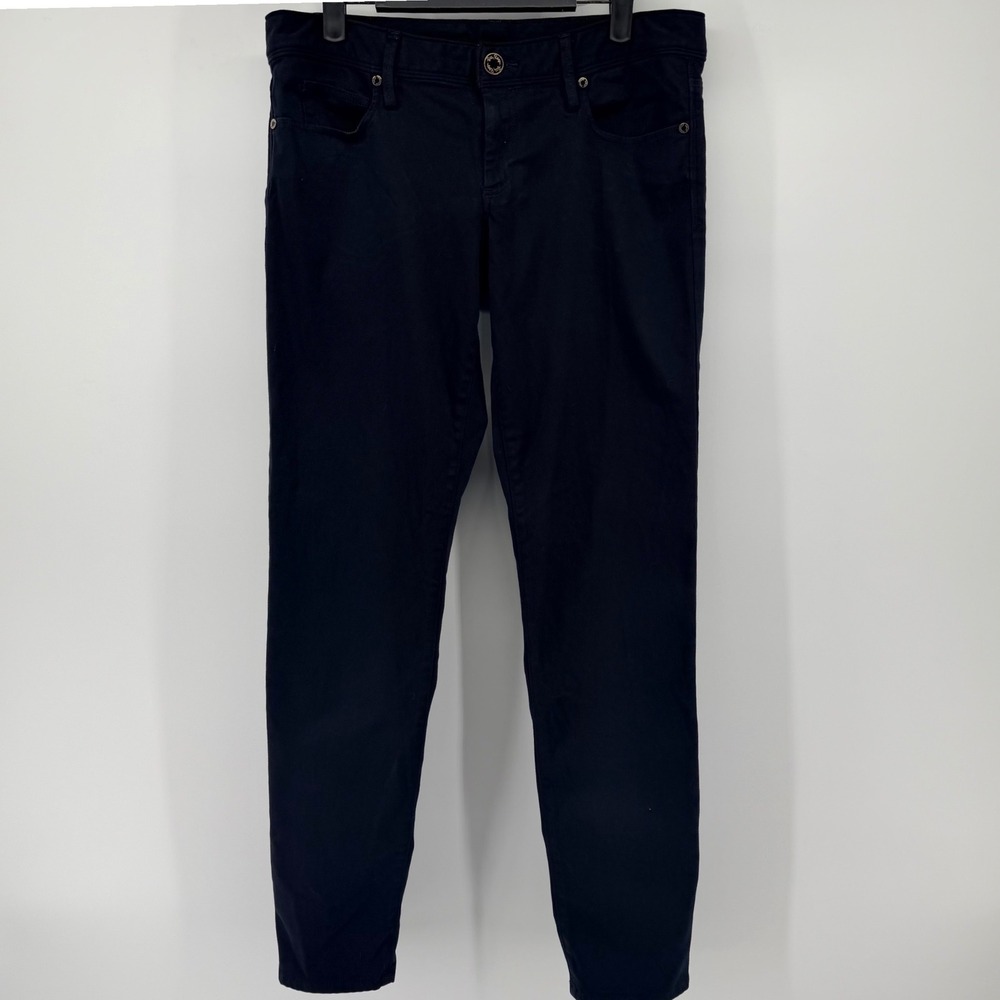 Lilly Pulitzer Worth Skinny Pants Black Stretch Women's Size 8